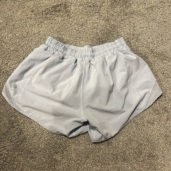 Light blue lululemon hotty hot shorts! - Picture 2 of 4